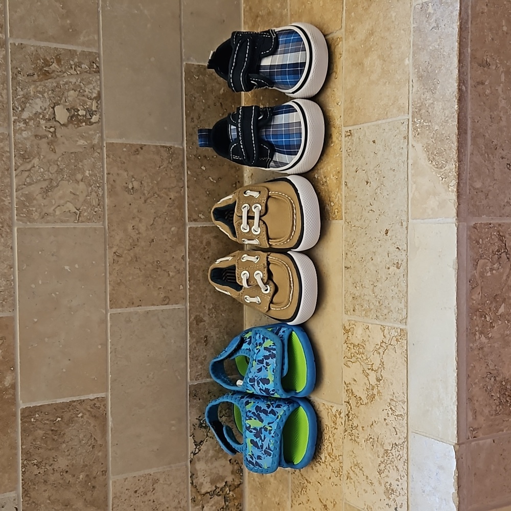 Infant Boys Size 3 Shoe Lot VGUC